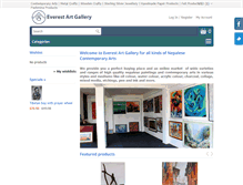 Tablet Screenshot of everestgallery.com